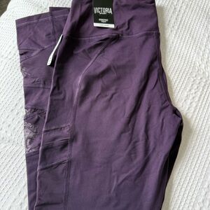 NWT Victoria's Secret Purple Leggings